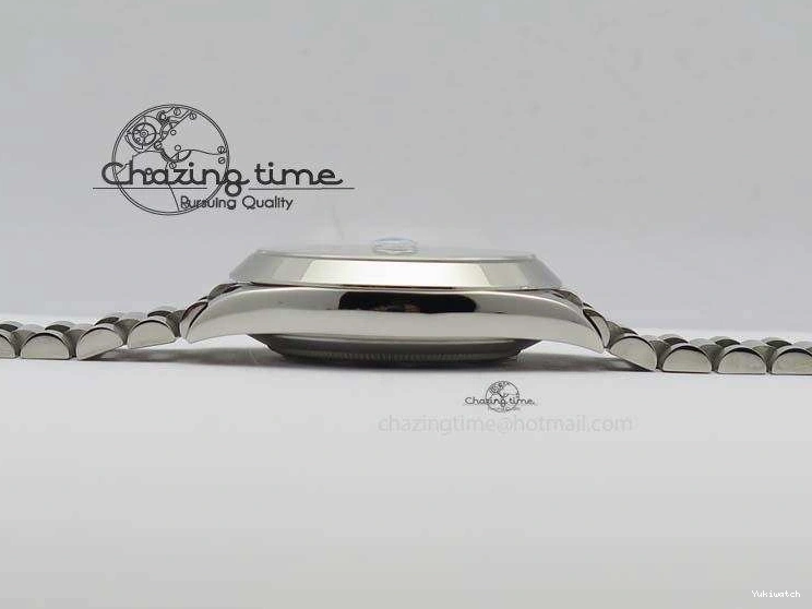 1:1 Bracelet Day-Date Dial Ice Noob Edition A3255 40mm SS on 228206 SS Textured Blue Best 0405